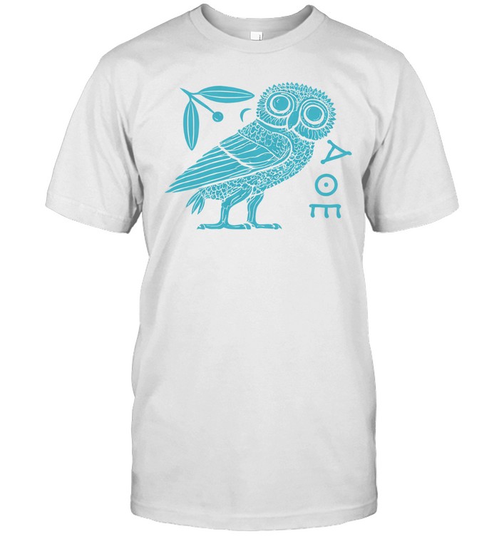 Athenian Owl Ancient Greek Coin Art 5th Century Unisex T-Shirt