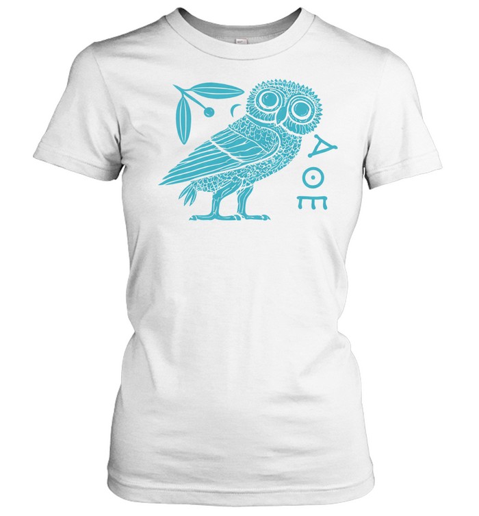 Athenian Owl Ancient Greek Coin Art 5th Century Women T-Shirt