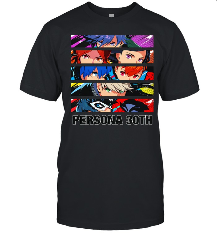 Atlus Persona 30th Protagonist Series Hero Line Up Unisex T-Shirt