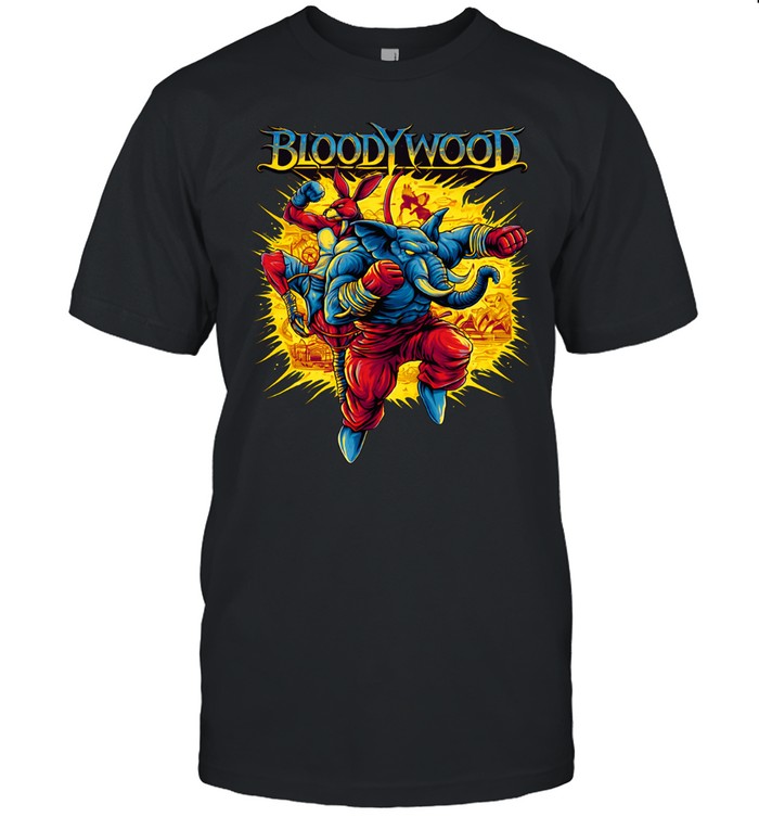 Bloodywood Elephant Warrior Indian Folk Metal Band Unisex T-Shirt