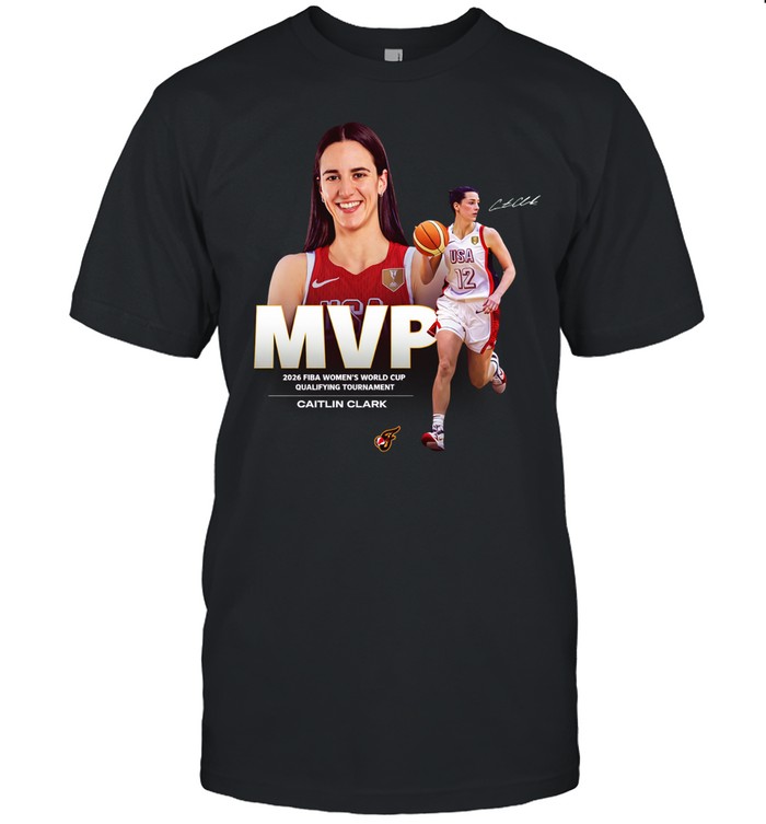 Caitlin clark mvp 2026 fiba women’s world cup qualifying tournament signature Unisex T-Shirt