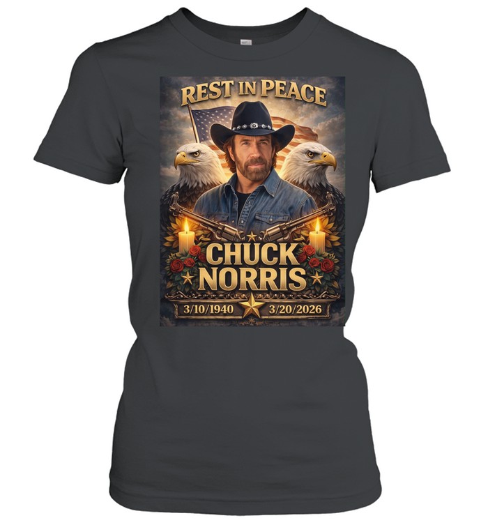 Chuck Norris Rest In Peace Rip Women T-Shirt