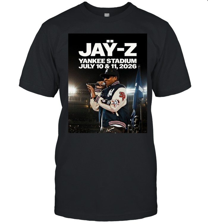 Jay Z Live Yankee Stadium 2026 Hip Hop Concert Unisex T-Shirt