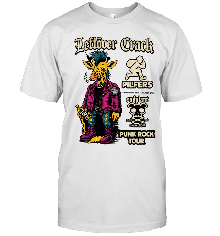 Leftover Crack Pilfers Sadplant Punk Rock Tour Unisex T-Shirt
