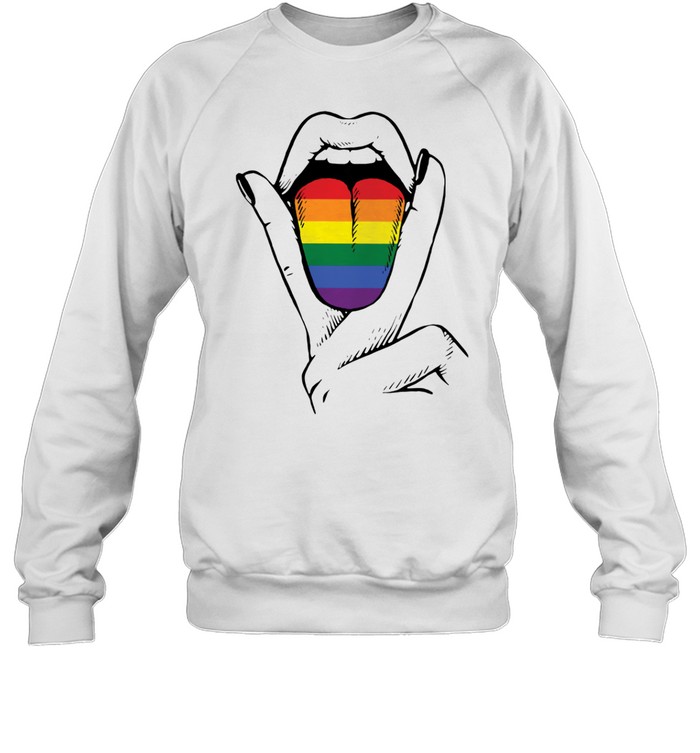 LGBT Lesbian Tongue Sweatshirt