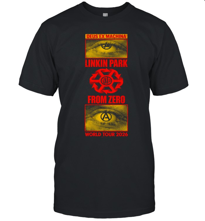 Linkin Park x Deus Ex Machina Collaboration From Zero World Tour 2026 Logo Unisex T-Shirt