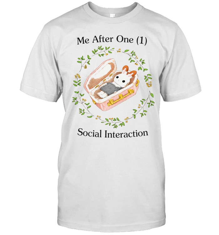Me After One Social Interaction Coffin Bunny Unisex T-Shirt