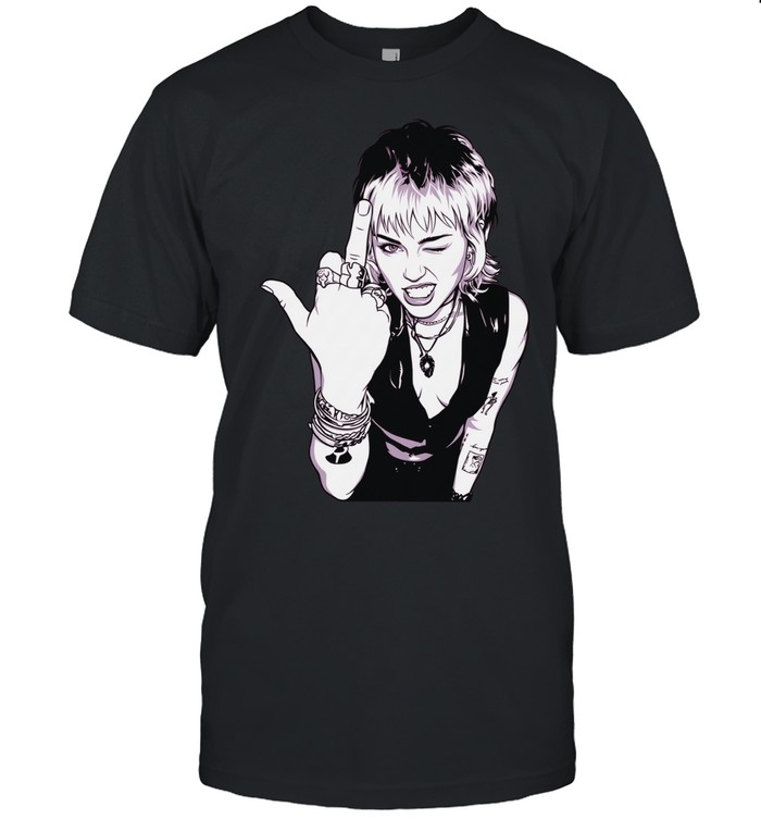 Miley Cyrus middle finger vintage Unisex T-Shirt