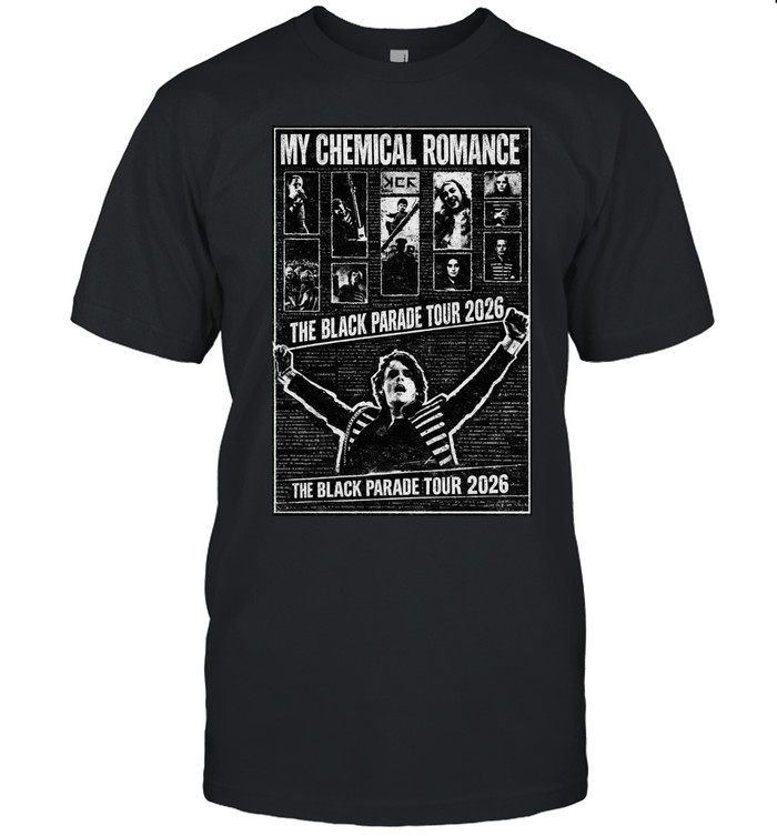 My Chemical Romance The Black Parade Tour 2026 Gothic Rock Band Unisex T-Shirt