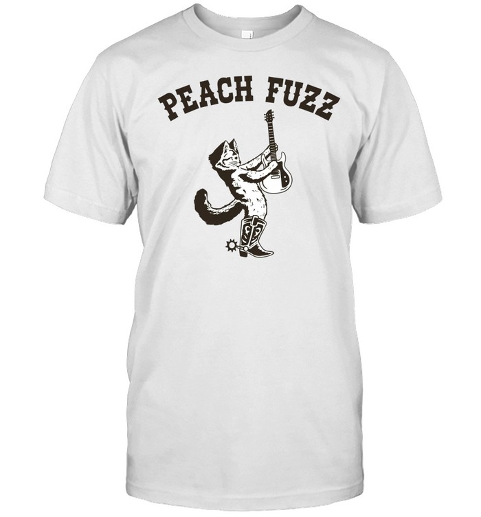 Peach Fuzz Cowboy Cat Unisex T-Shirt