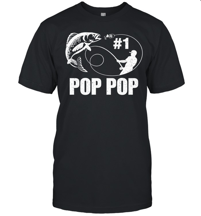 Pop Pop Fishing Fisherman Best Fathers Day Unisex T-Shirt