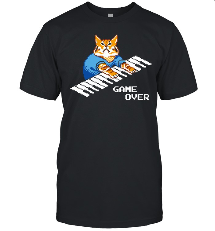 Roy It Crowd Game Over Cat Keyboard Unisex T-Shirt