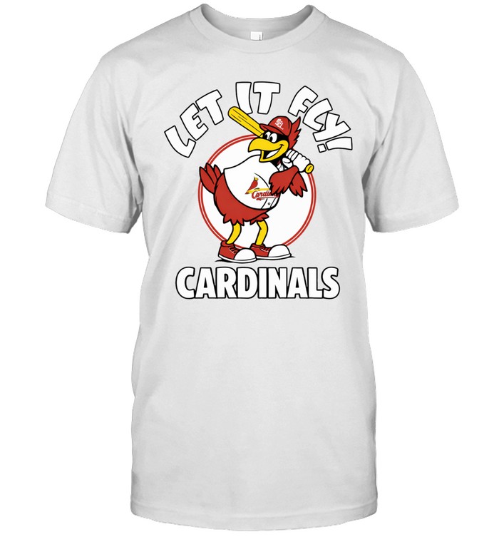 St. Louis Cardinals Let It Fly Fredbird Mascot Unisex T-Shirt