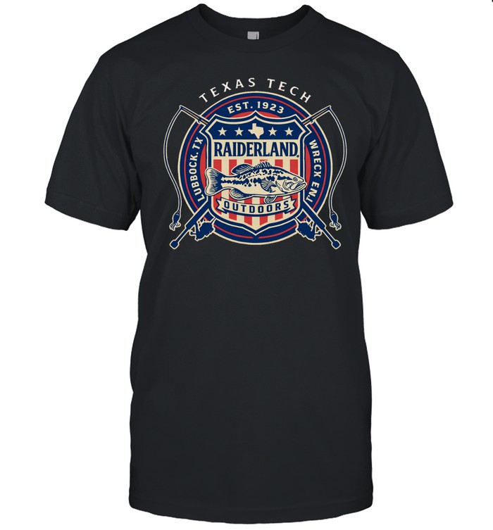 Texas Tech Raiderland Reel Honor Lubbock TX Outdoors Est 1923 Unisex T-Shirt
