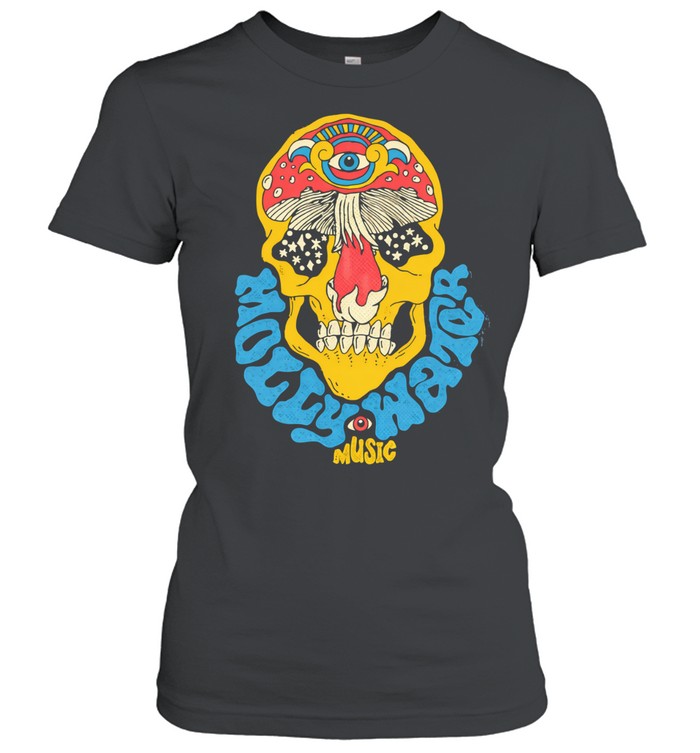 The Dangerous Summer Molly Water Music Skull Women T-Shirt