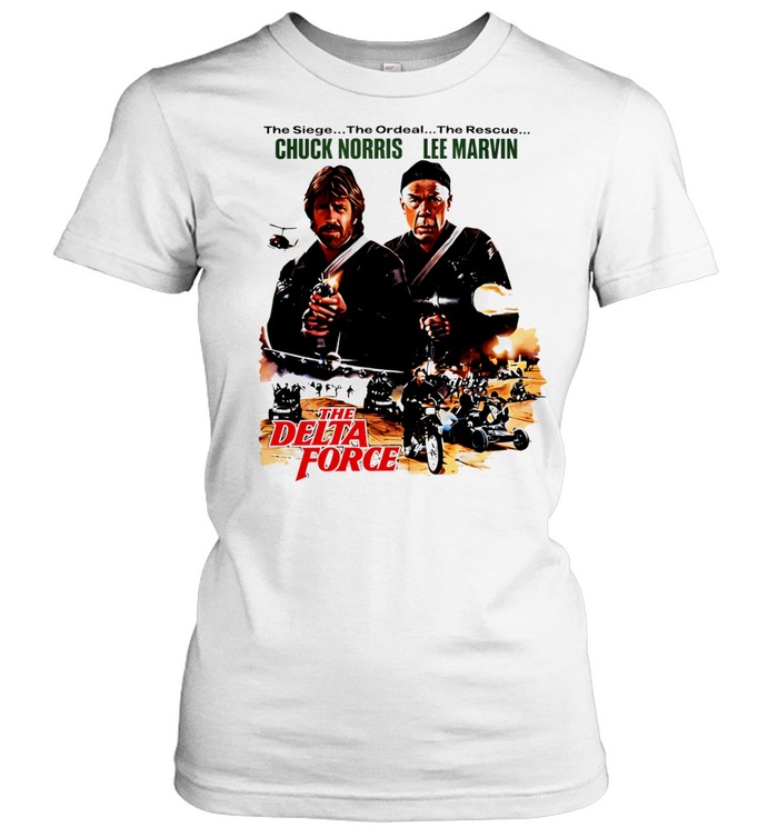 The Delta Force 1986 Chuck Norris And Lee Marvin Women T-Shirt