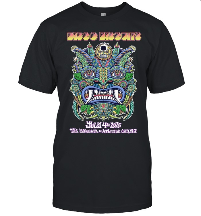 The Disco Biscuits Atlantic City New Jersey 2026 Venue Poster At The Borgata On July 4 2026 Unisex T-Shirt