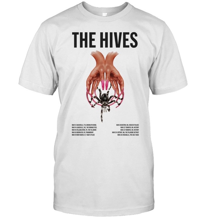 The Hives Band March 2026 Tour Unisex T-Shirt