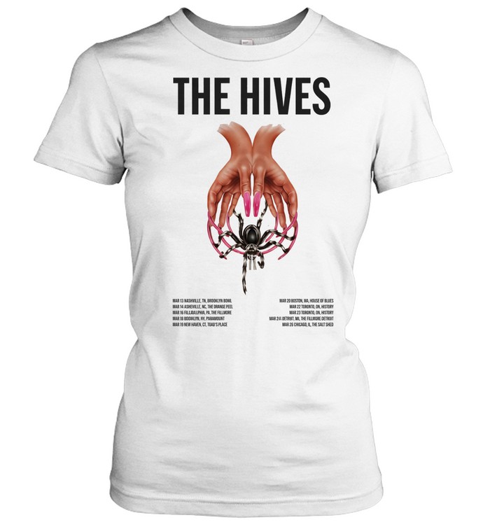 The Hives Band March 2026 Tour Women T-Shirt