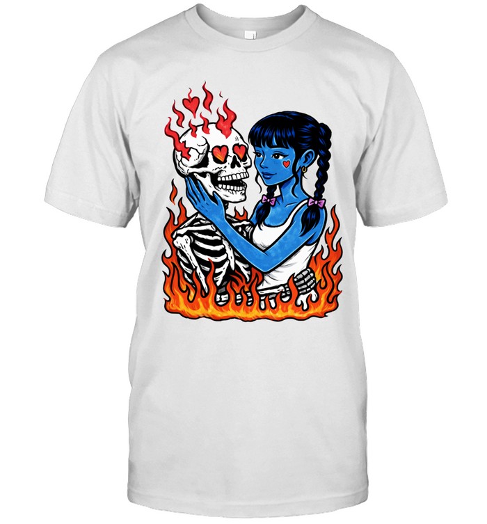 Third Eye Kingdom Lover In Flames Unisex T-Shirt