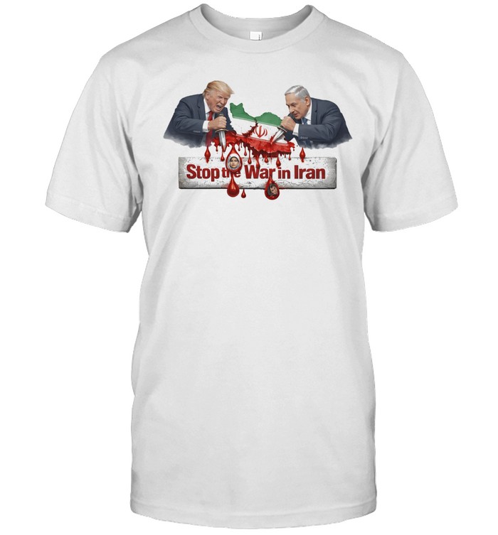 Trump benjamin netanyahu stop the war in Iran Unisex T-Shirt