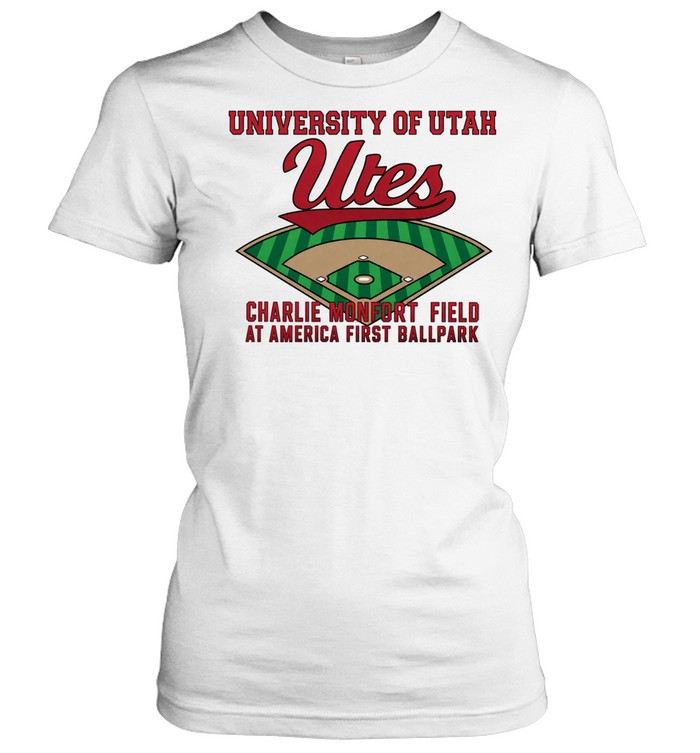 University of Utah Utes Charlie Monfort field at america first ballpark Women T-Shirt