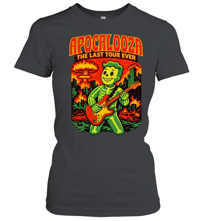 Vault Boy Apocalooza the last tour ever Women T-Shirt