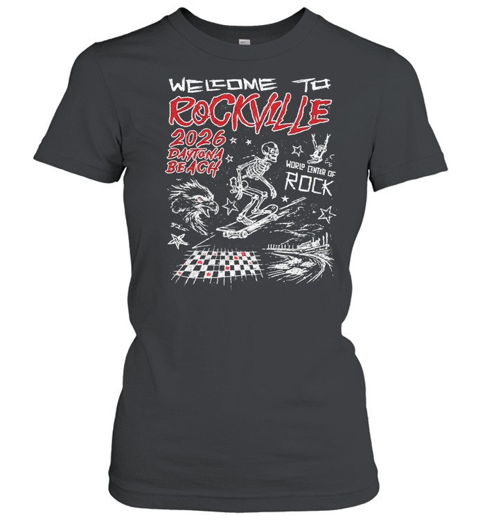 Welcome To Rockville Rockville Doodle 2026 Daytona Beach Women T-Shirt