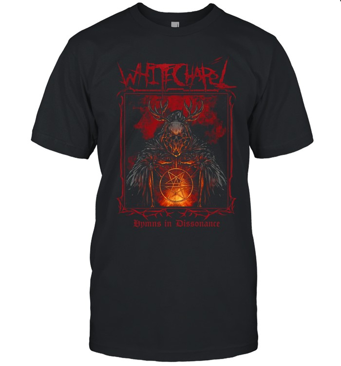 Whitechapel Shirt Skull Hymns in Dissonance Deathcore Band Unisex T-Shirt