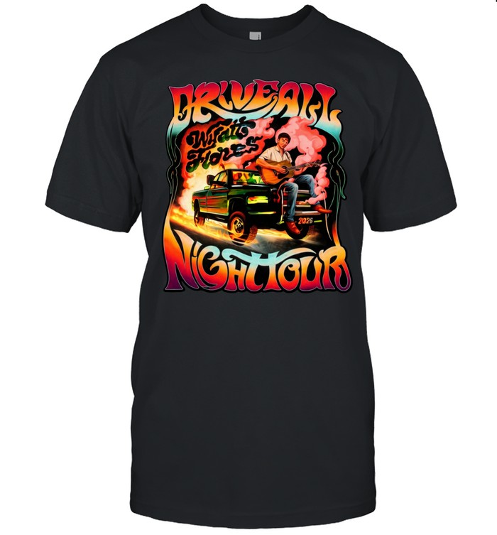 Wyatt Flores The Drive All Night Tour 2026 Venue Schedule Dates Unisex T-Shirt