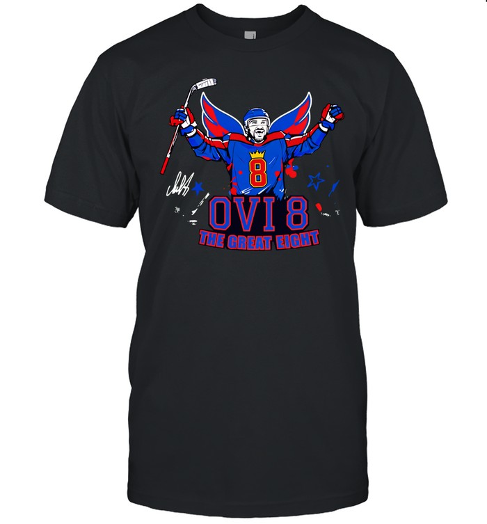 Alexander Ovechkin Washington Capitals Ovi 8 The Great Eight signature Unisex T-Shirt