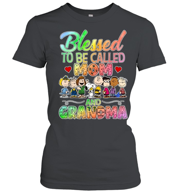 Blessed To Be Called Mom And Grandma Women T-Shirt