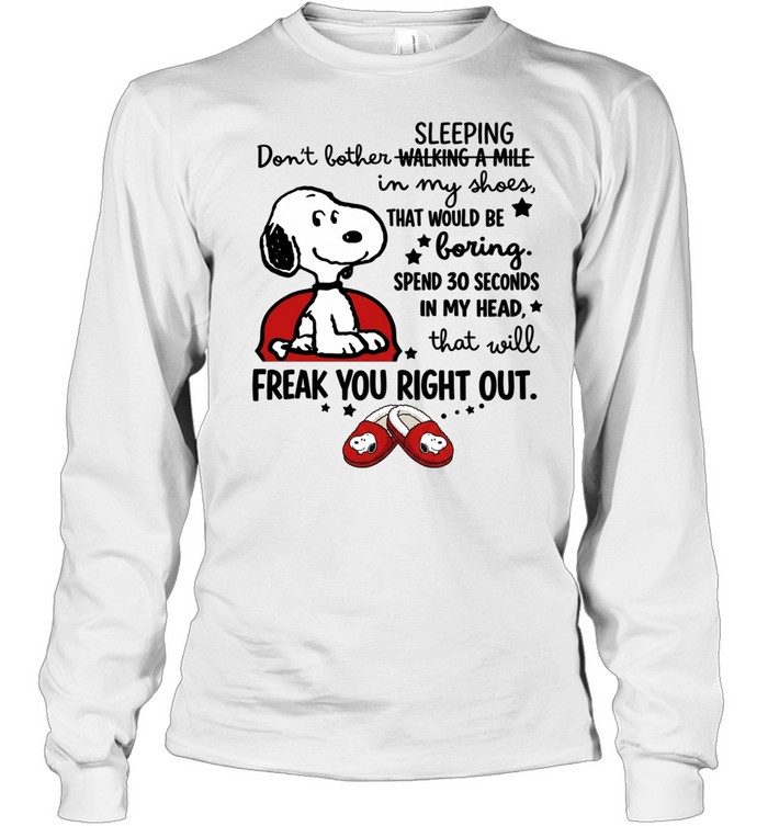 Home Is Where My Snoopy Slippers Are Long Sleeve Tee
