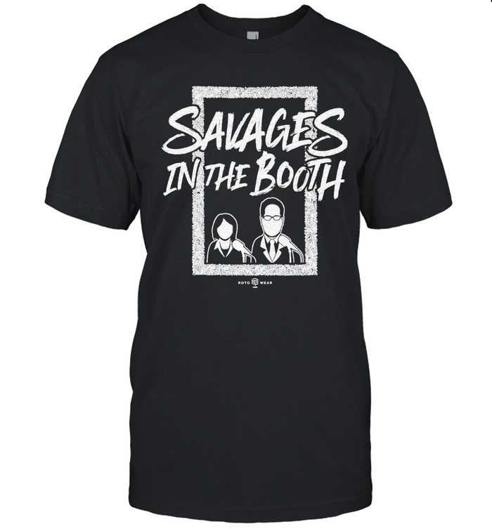 John Sterling And Suzyn Waldman Savages In The Booth Unisex T-Shirt