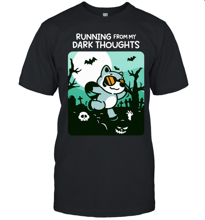 Mandatoryfunday Running From My Dark Thoughts Unisex T-Shirt