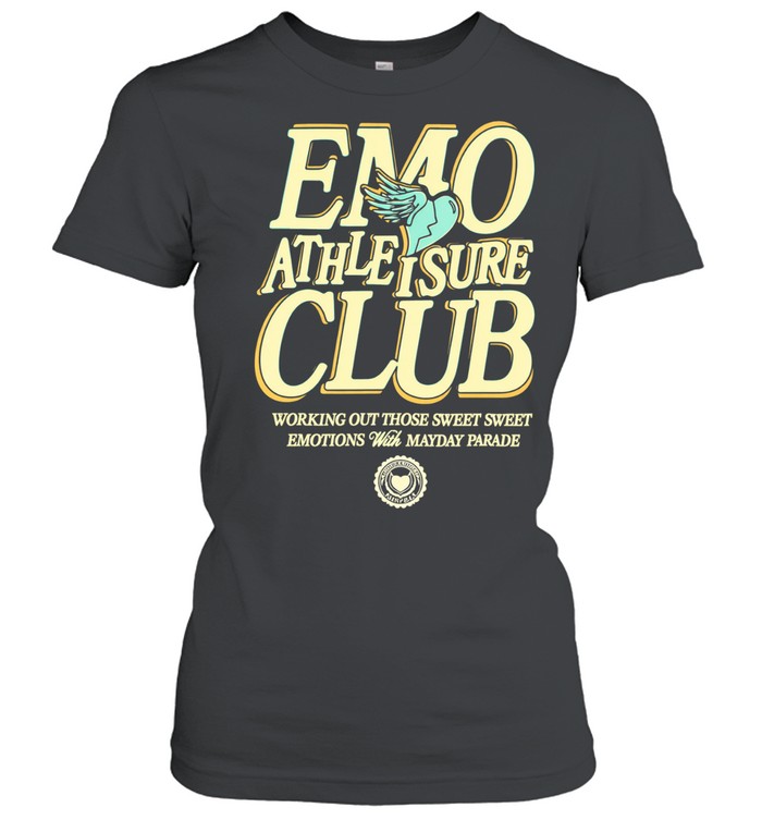 Mayday Parade Emo Athleisure Club Working Out Those Sweet Heart Wings Women T-Shirt
