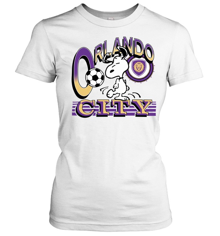 Orlando City SC Peanuts Snoopy Women T-Shirt