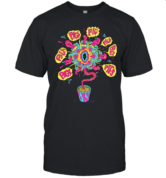Pigs Pigs Pigs Pigs Pigs Pigs Casey’s Plantpot Unisex T-Shirt