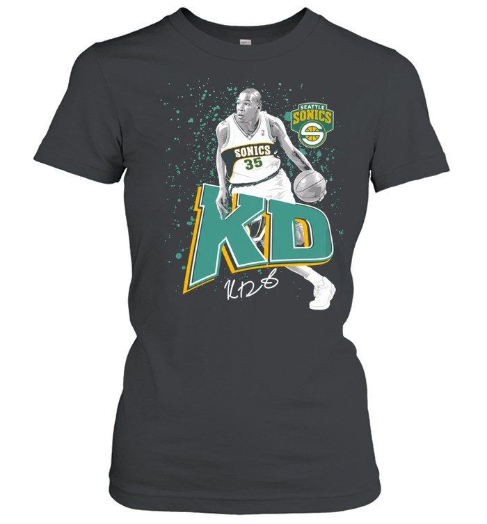 Seattle SuperSonics Kevin Durant KD Women T-Shirt