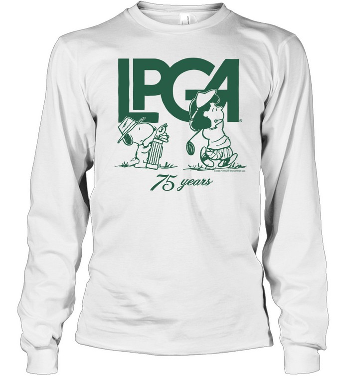 Snoopy And Lucy The Peanuts X Swing Golf Long Sleeve Tee