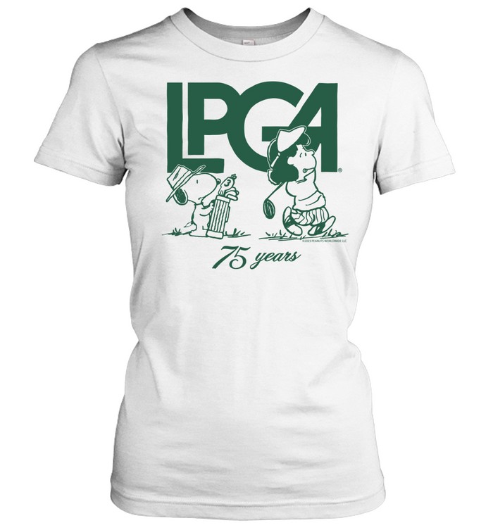 Snoopy And Lucy The Peanuts X Swing Golf Women T-Shirt