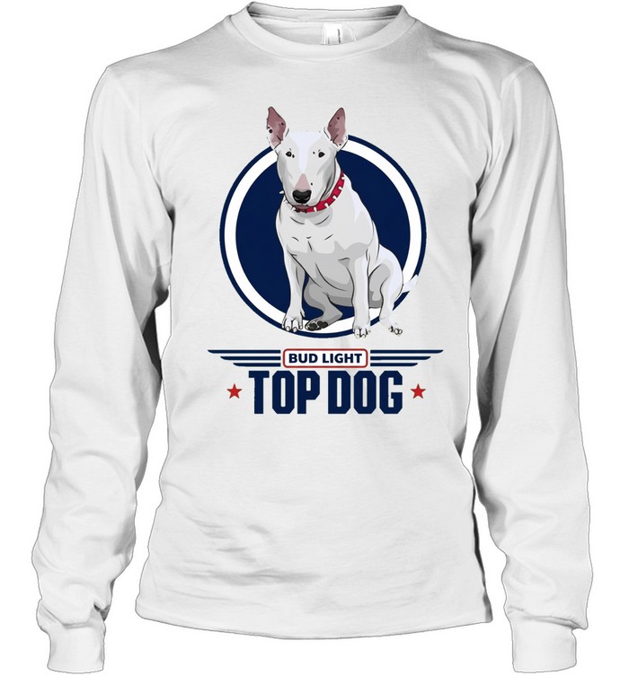 Spuds Mackenzie Dog Bud Light Top Dog funny Long Sleeve Tee