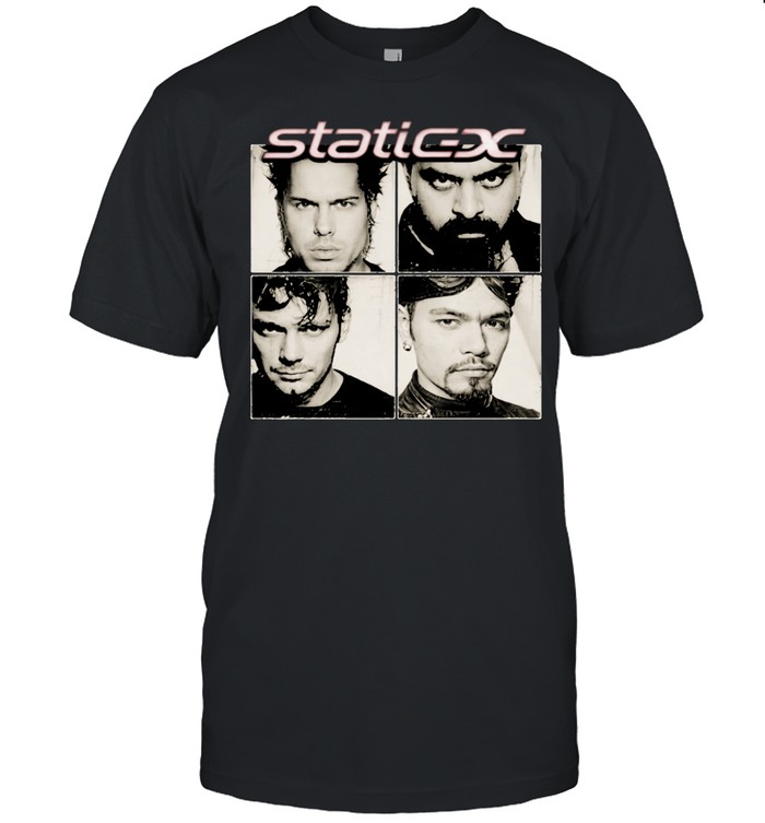 Static-X WDT Square Faces Unisex T-Shirt