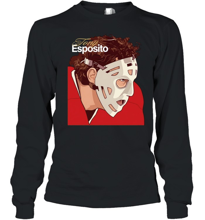 Tony Esposito Chicago Mask Long Sleeve Tee