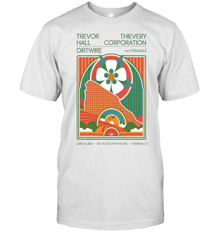 Trevor Hall Jun 14 2026 Red Rocks Amphitheatre Morrison Co Unisex T-Shirt