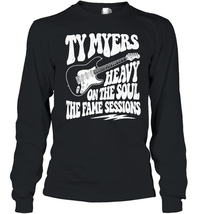 Ty Myers Heavy on the Soul Black Ringer Long Sleeve Tee