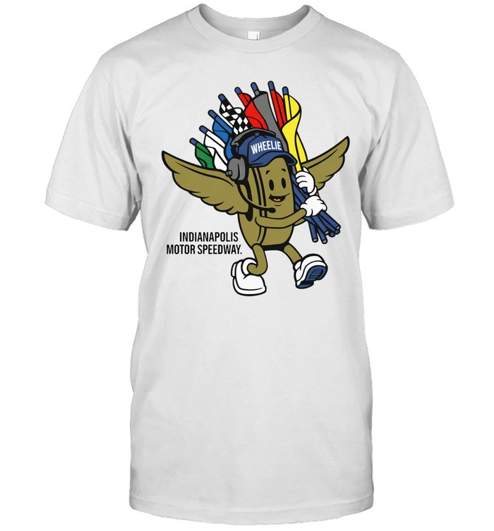 Wheelie Sticker United State of Indianapolis Motor Speedway Unisex T-Shirt