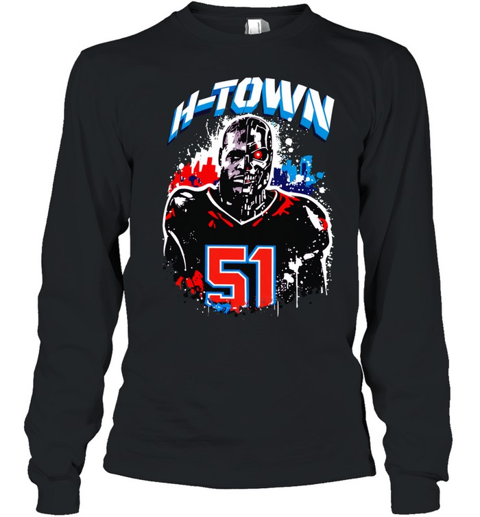 Will Anderson Jr Robo-killer 51 Texans Today Houston Texans Long Sleeve Tee