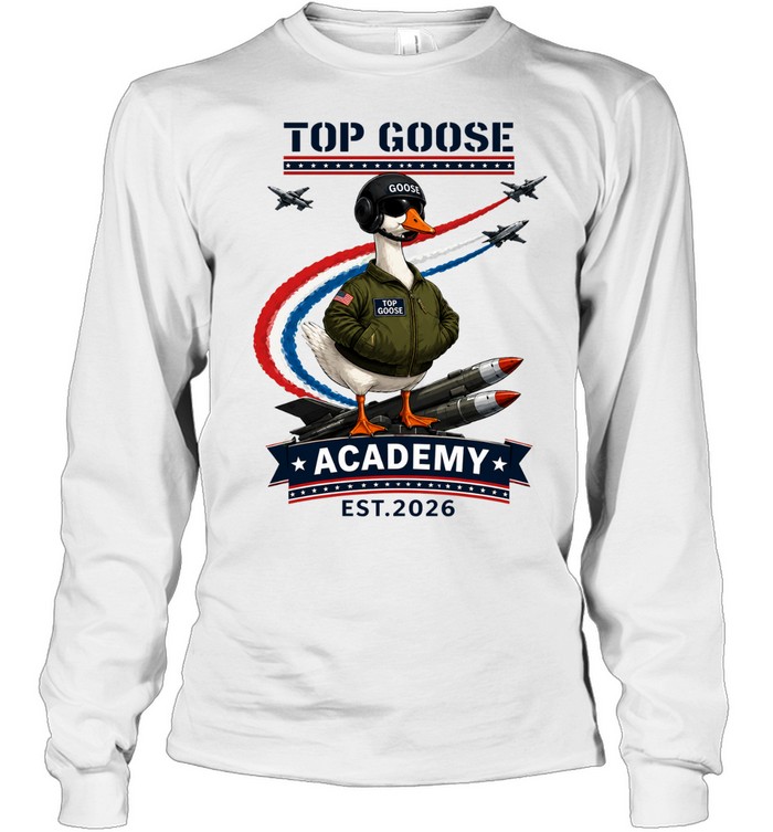 40th Anniversary Wingman Forever Top Goose Long Sleeve Tee