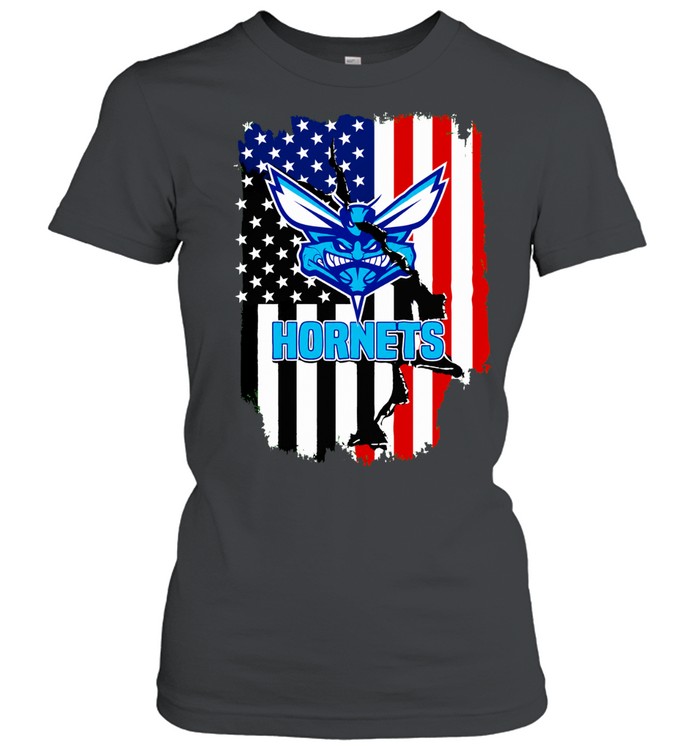 American Flag Patriotic Vintage Women T-Shirt